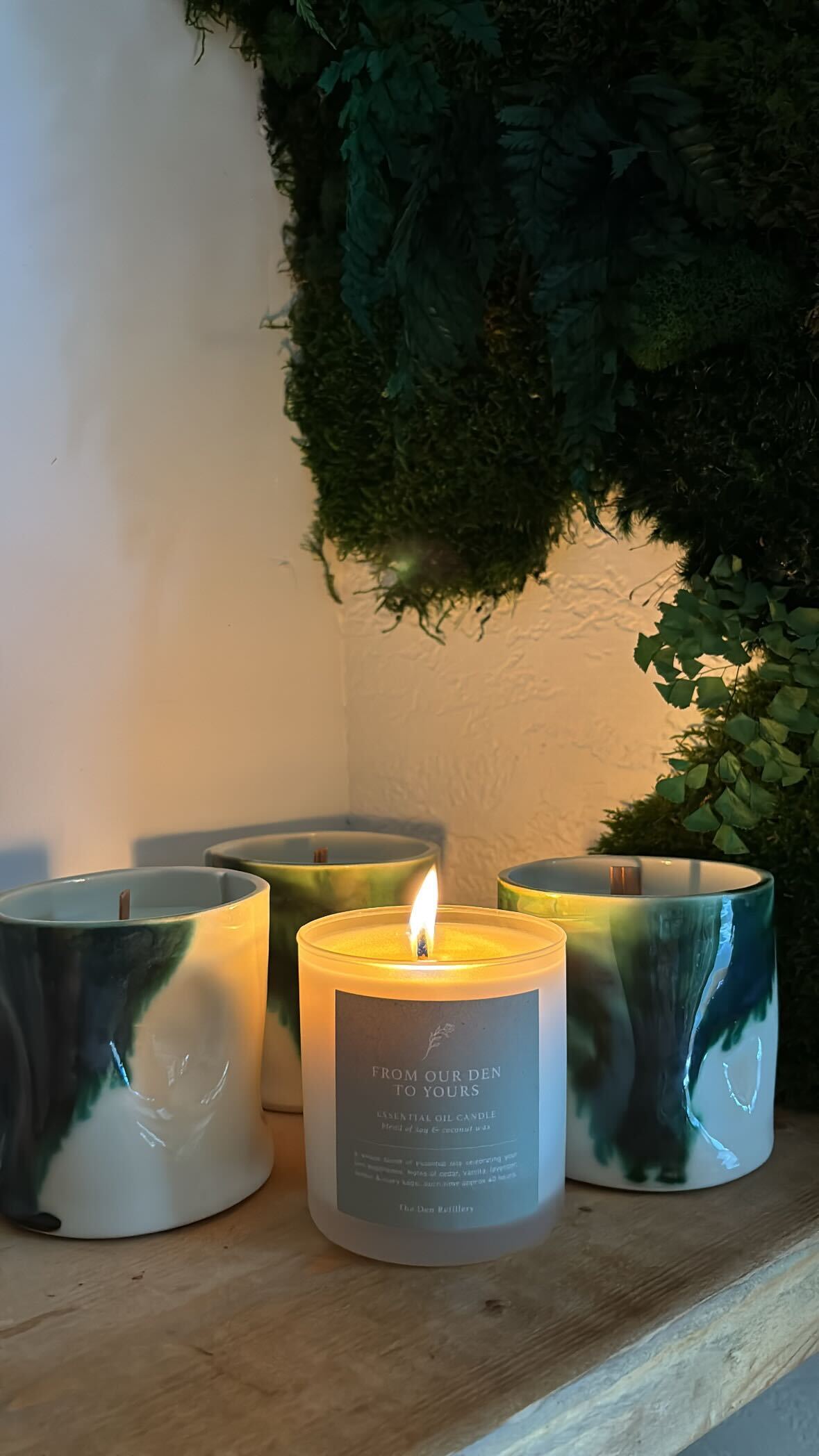Limited Edition Anniversary Candle 'from our Den to yours'