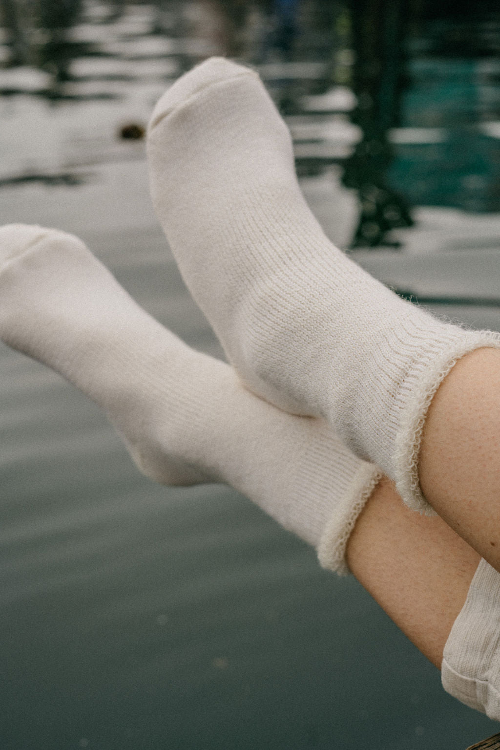 Women's Mohair Crew Socks