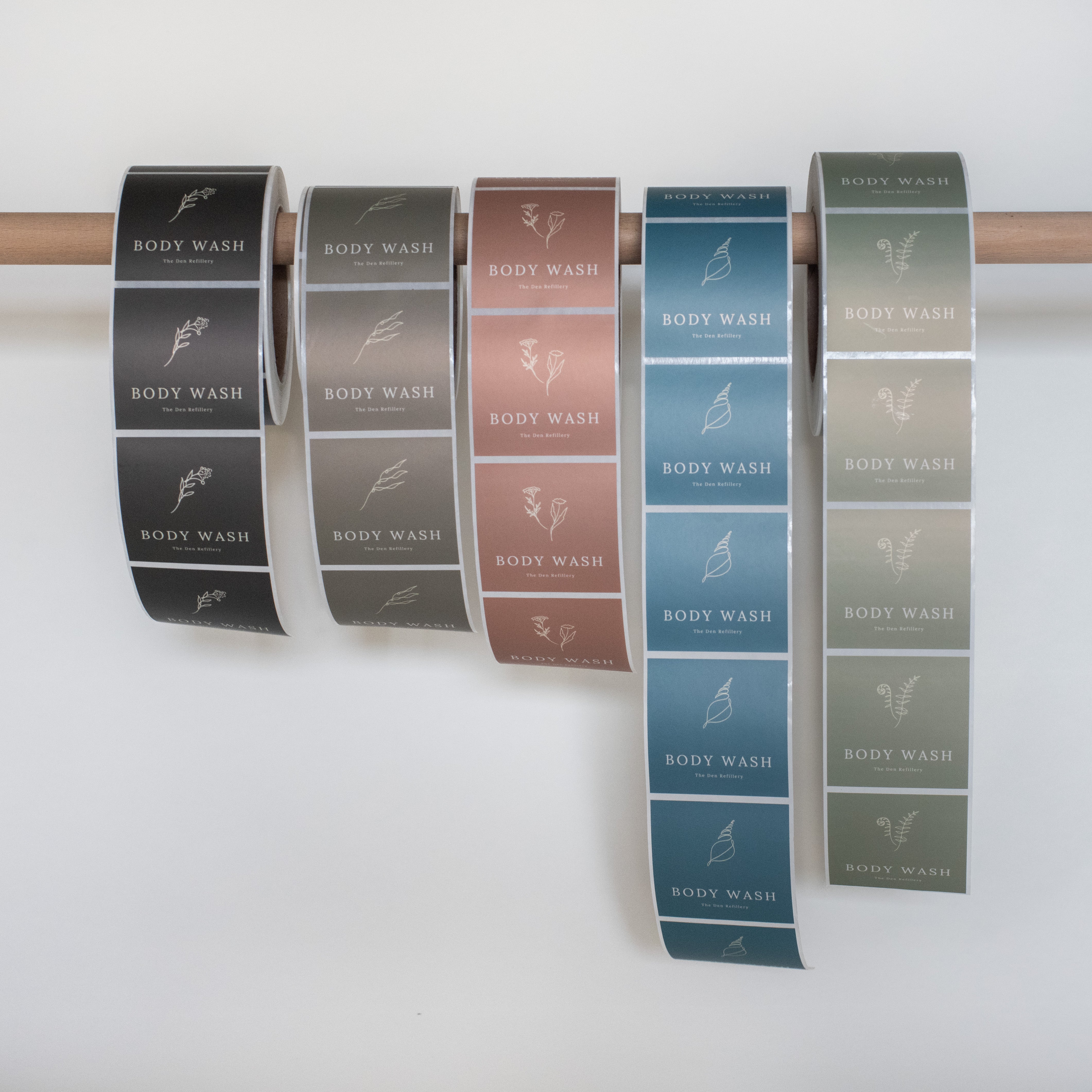 Bathroom and Cleaning Labels