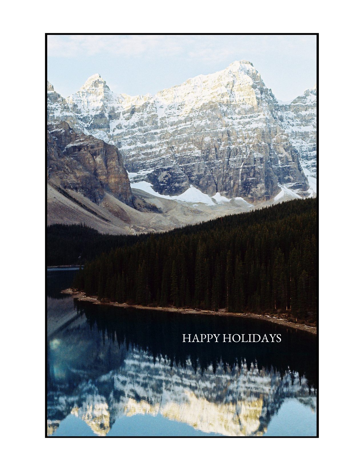 Film Photography Holiday Card