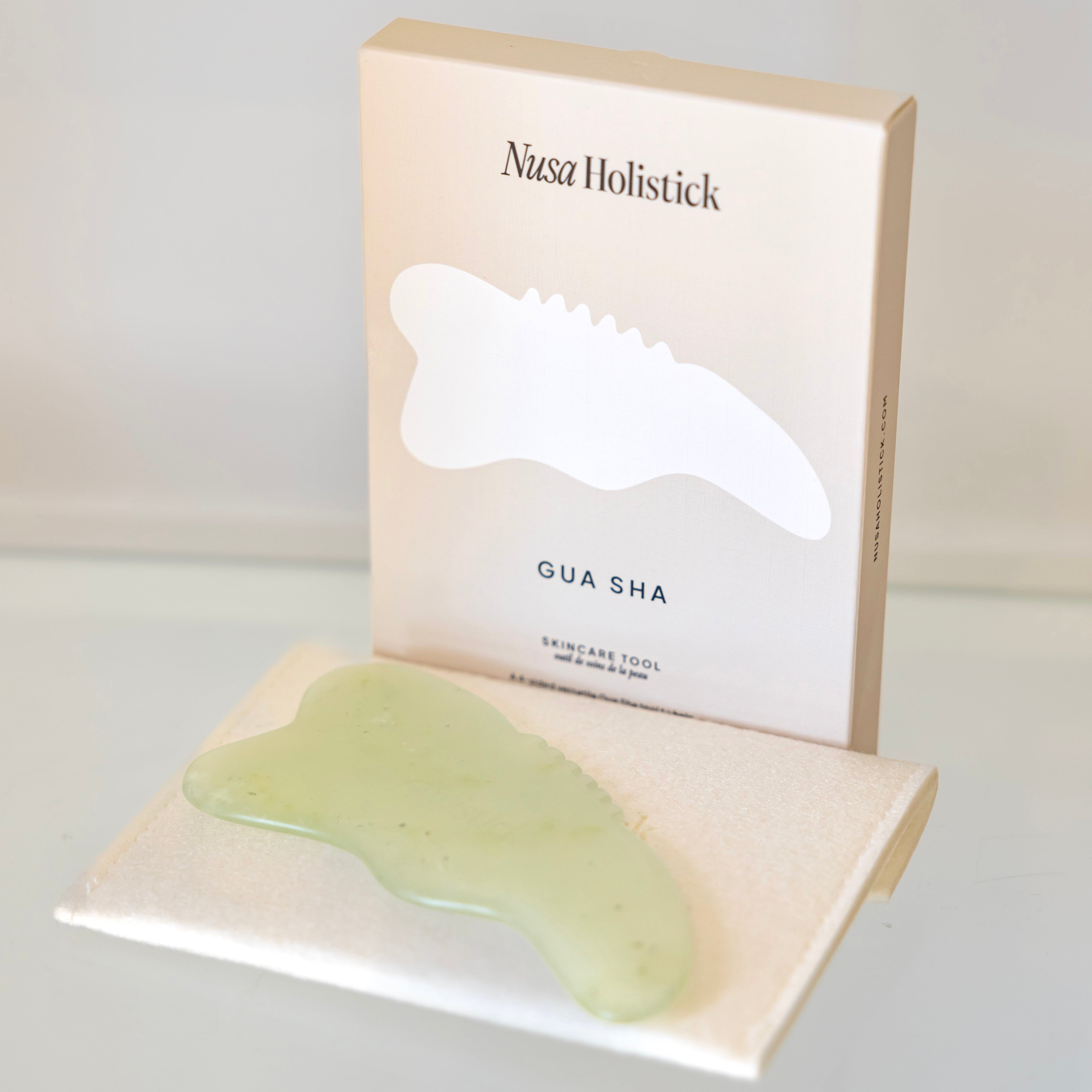 Nusa Holistick large jade gua sha