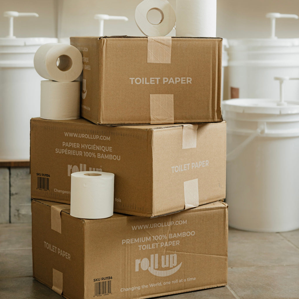 Roll Up 100% Bamboo Toilet Paper — Box of 24