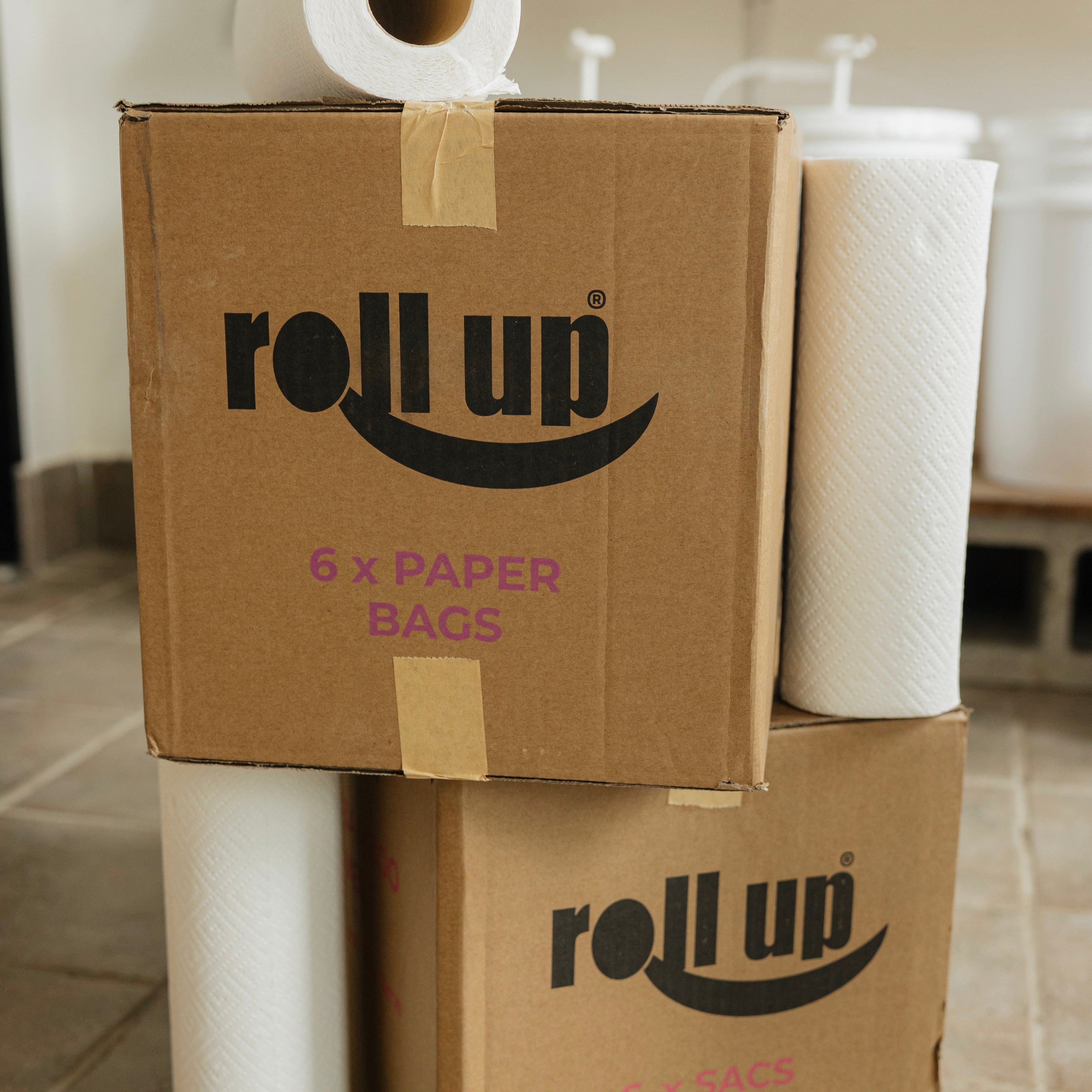 Roll Up 100% Bamboo Paper Towel [pack of 3]