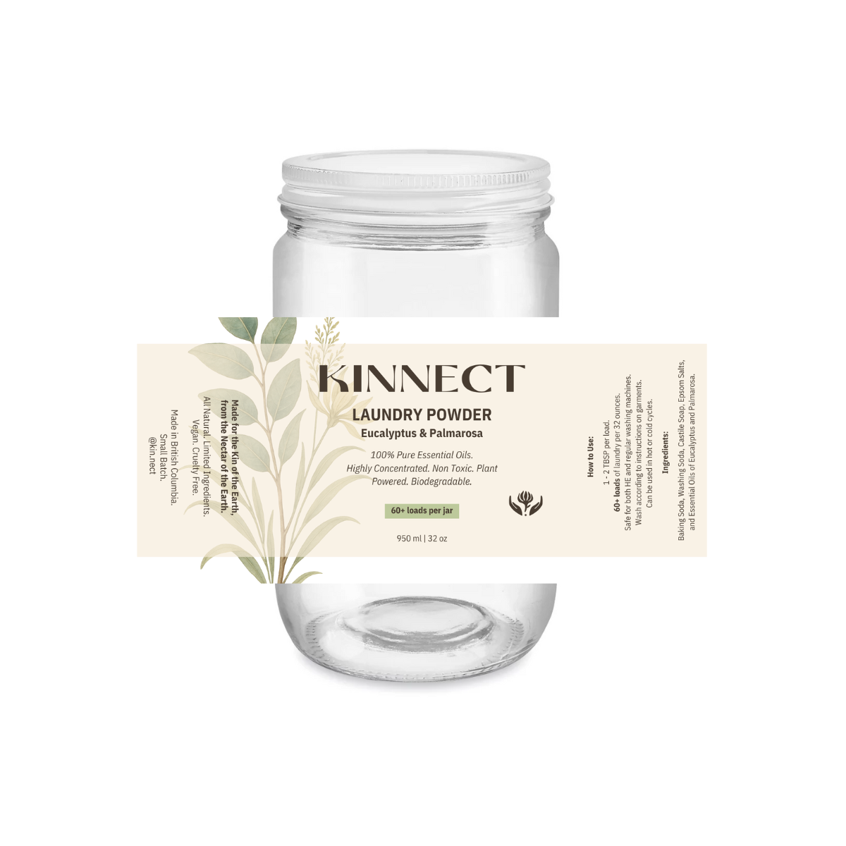 Laundry Powder - Eucalyptus and Palmarosa