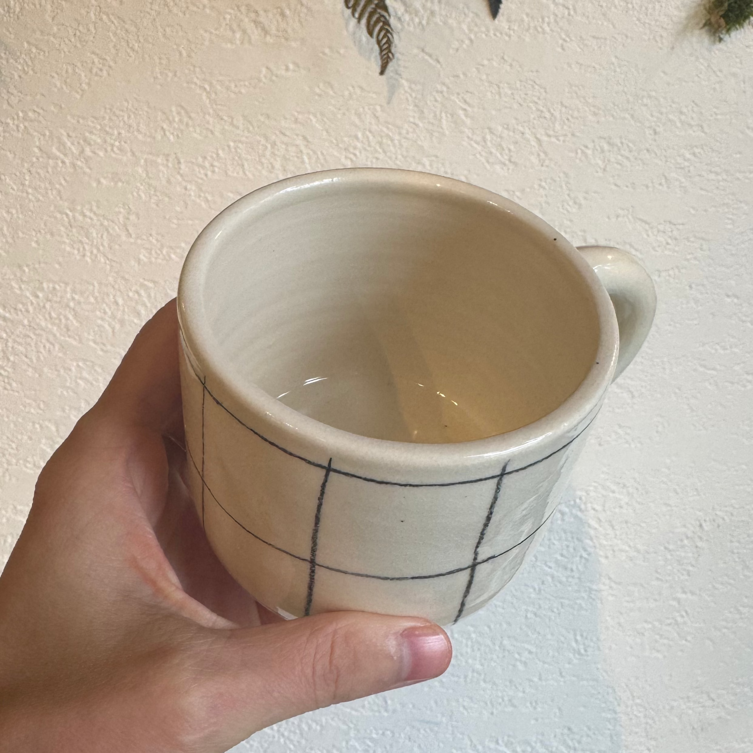 Grid Mugs by Fernly Ceramics