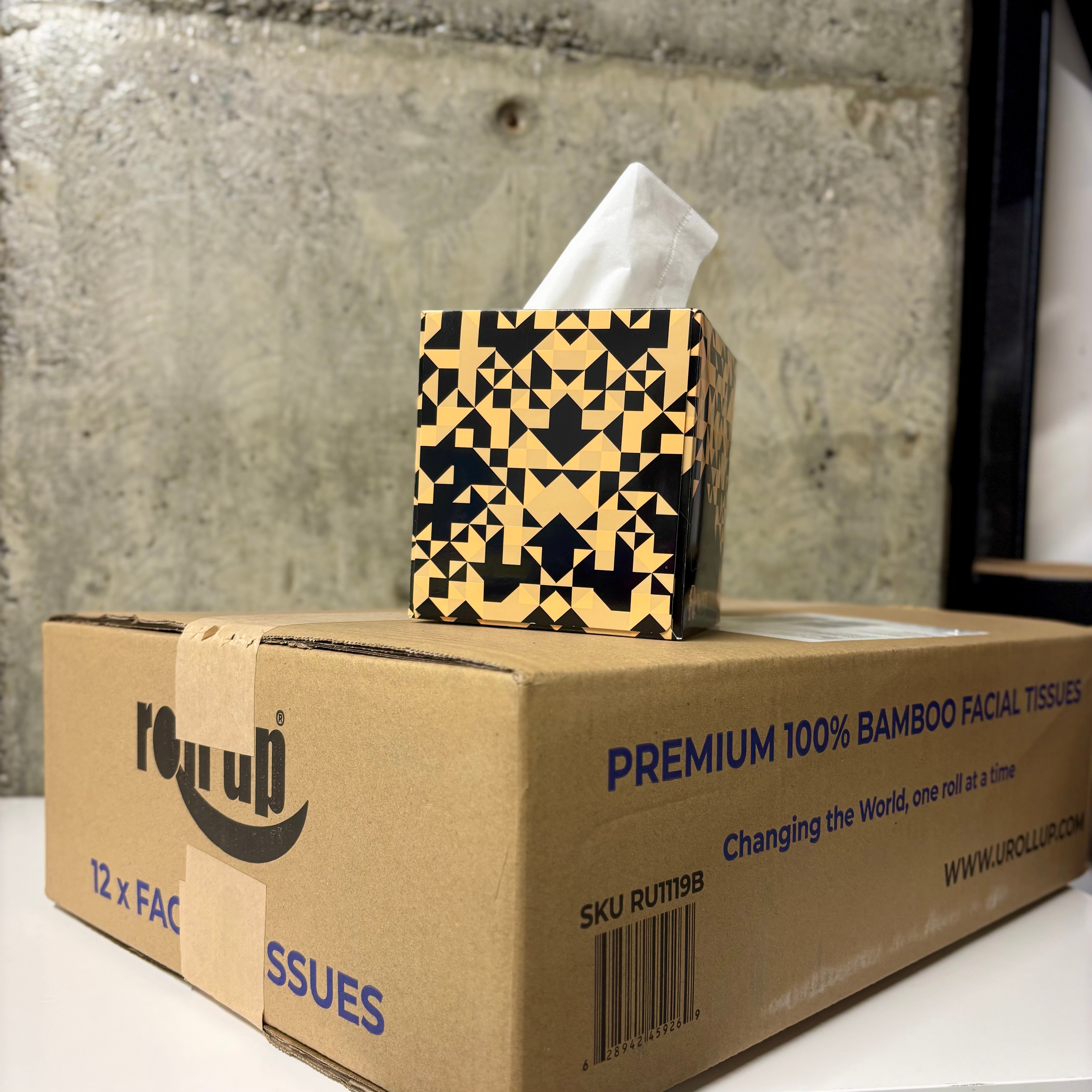 Roll Up Bamboo Facial Tissue - The Den Ucluelet