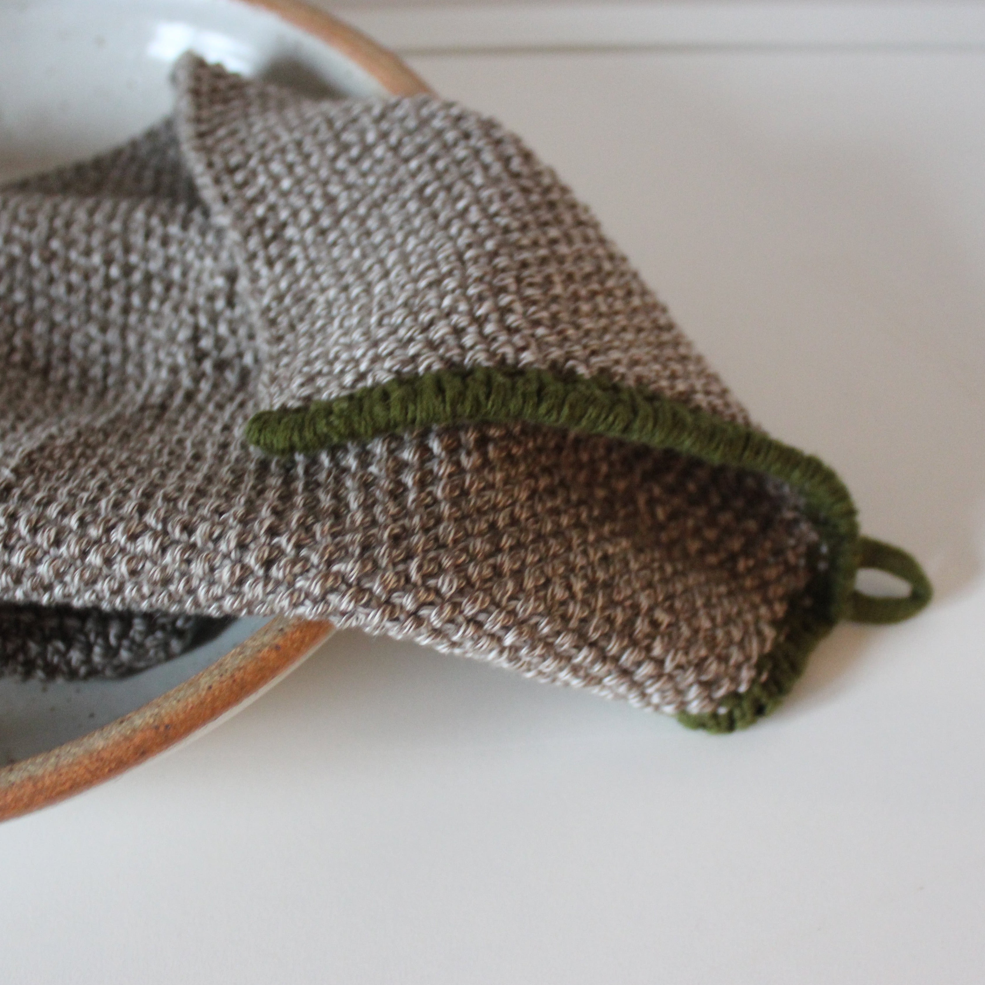 Knit Cotton Dish Cloth [set of 2]