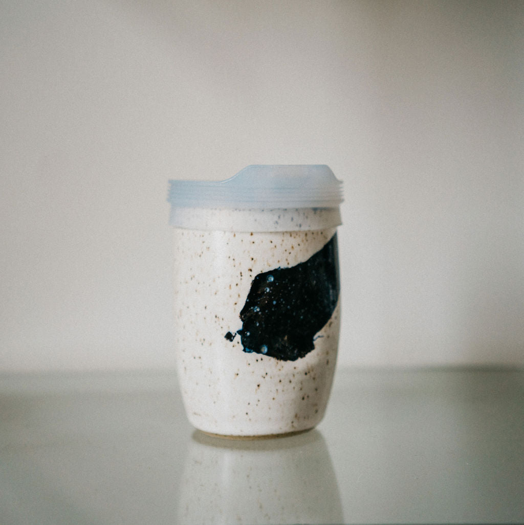 Ceramic To Go Mugs [with silicone lid] - Kay Ceramics