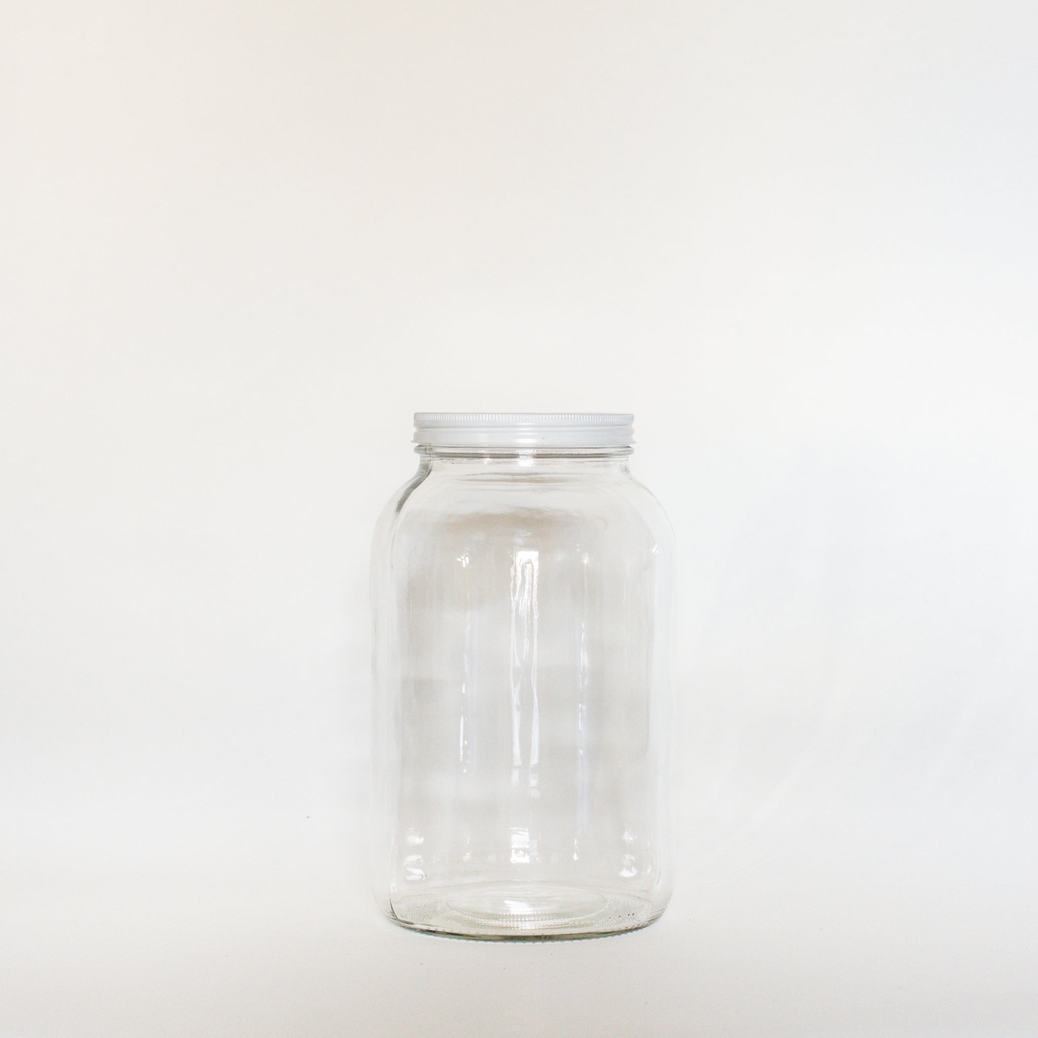 Clear Empty 4 Litre Glass Jar